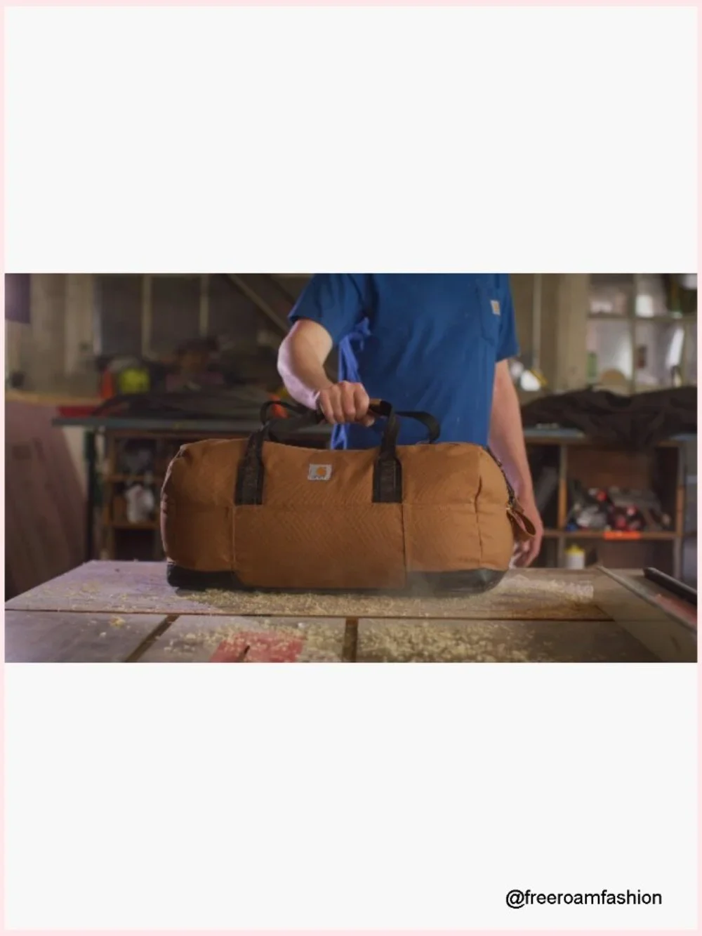 Water-Resistant Nylon Tote Bag with Interior Pockets, 20L Capacity - Picture 7 of 7